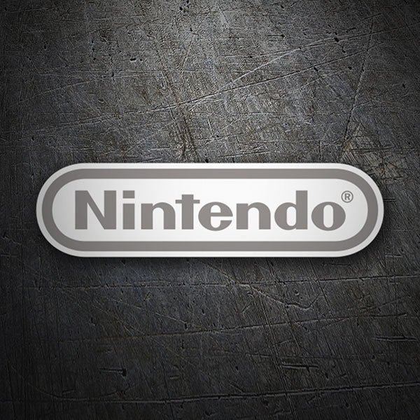 Adesivi per Auto e Moto: Nintendo Logo gris