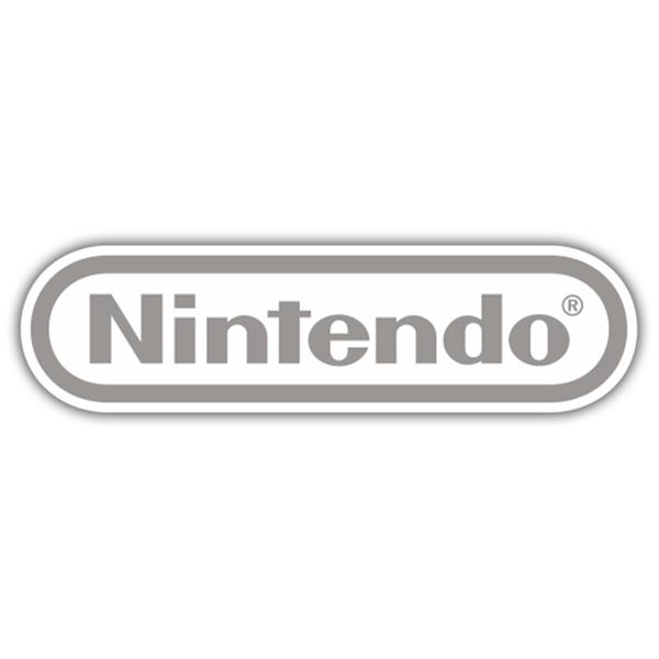 Adesivi per Auto e Moto: Nintendo Logo gris