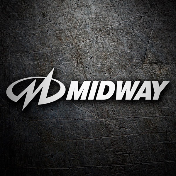 Adesivi per Auto e Moto: Midway Logo