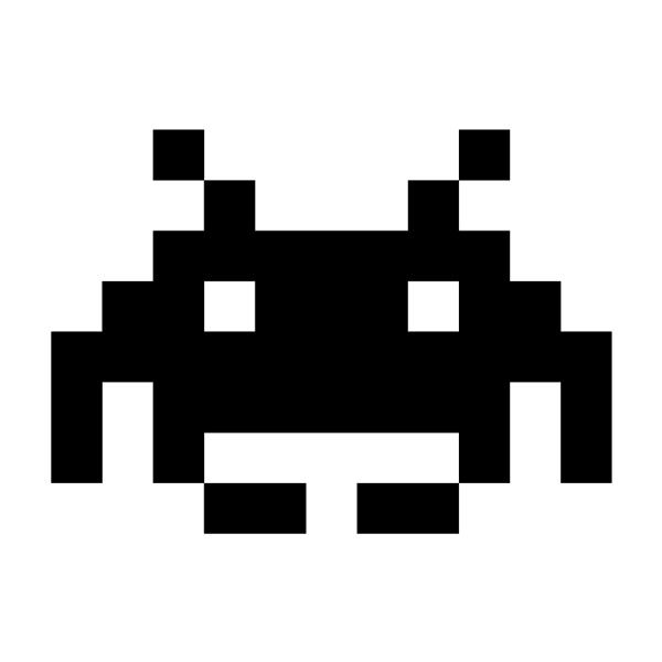Adesivi per Auto e Moto: Alien Space Invaders
