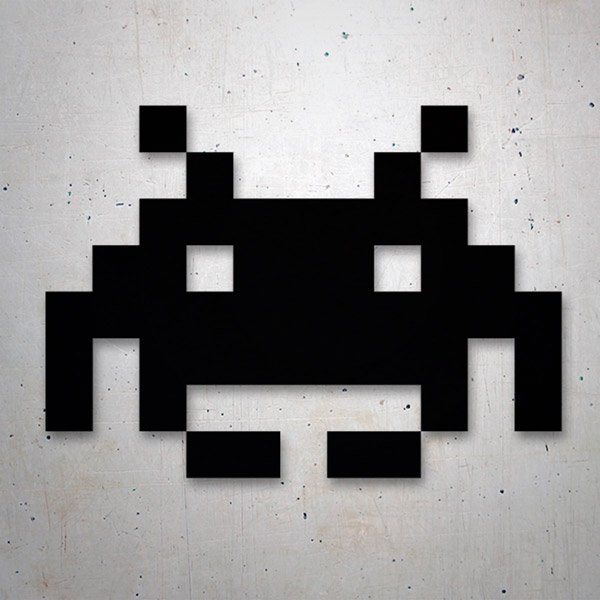 Adesivi per Auto e Moto: Alien Space Invaders