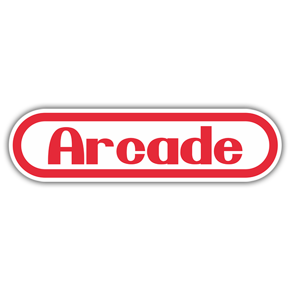 Adesivi per Auto e Moto: Arcade Versione Nintendo