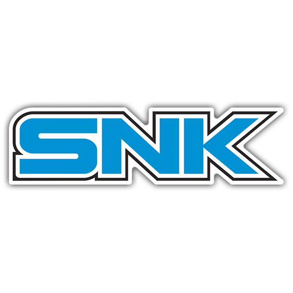 Adesivi per Auto e Moto: SNK in Lettere Maiuscole