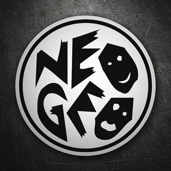 Logo Neo Geo con Facce in Bianco e Nero 1/1