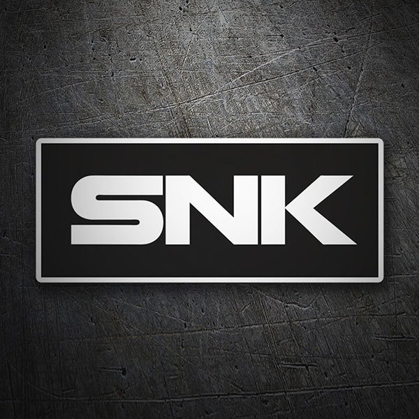 Adesivi per Auto e Moto: Logo SNK in Lettere Grandi e Stilizzate