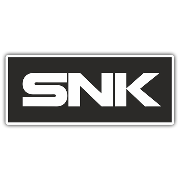 Adesivi per Auto e Moto: Logo SNK in Lettere Grandi e Stilizzate