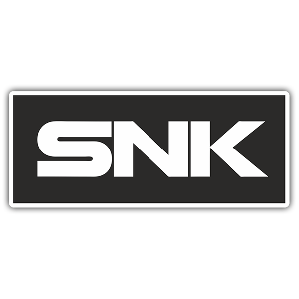 Adesivi per Auto e Moto: Logo SNK in Lettere Grandi e Stilizzate