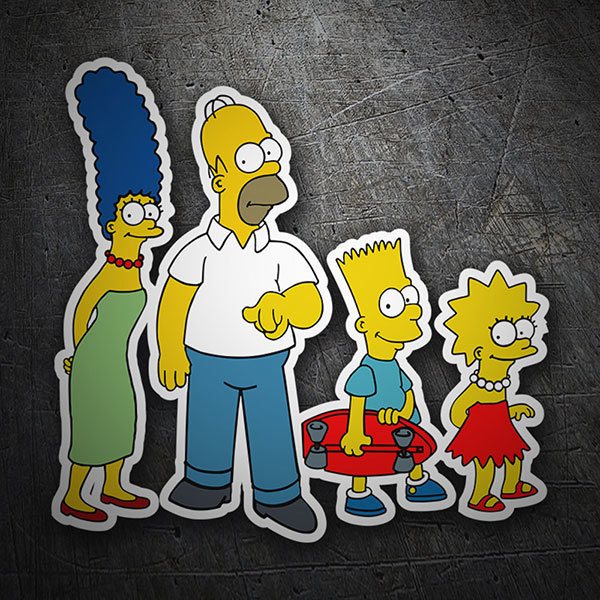 Adesivi per Auto e Moto: The Simpsons