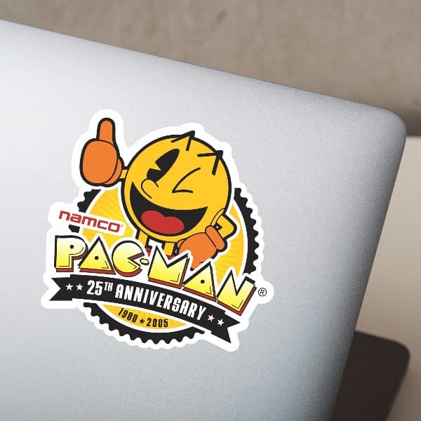 Adesivi per Auto e Moto: Pac-Man 25° Anniversario