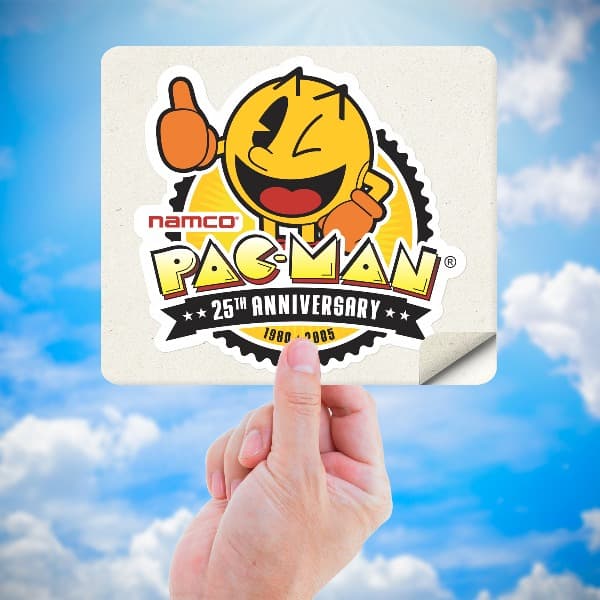 Adesivi per Auto e Moto: Pac-Man 25° Anniversario