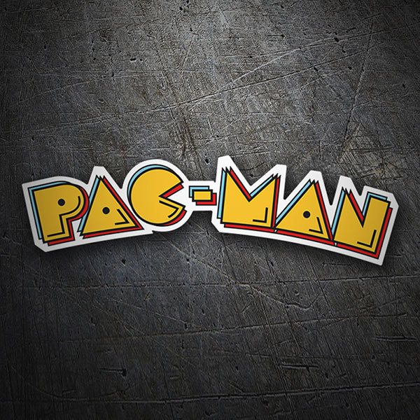 Adesivi per Auto e Moto: Pac-Man Logo 1