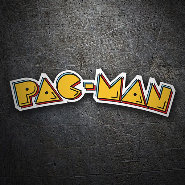 Adesivi per Auto e Moto: Pac-Man Logo