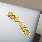 Adesivi per Auto e Moto: Pac-Man Logo 3
