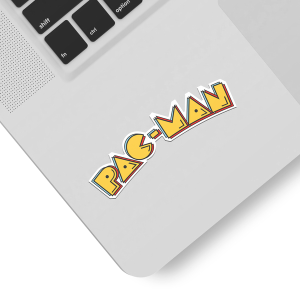 Adesivi per Auto e Moto: Pac-Man Logo