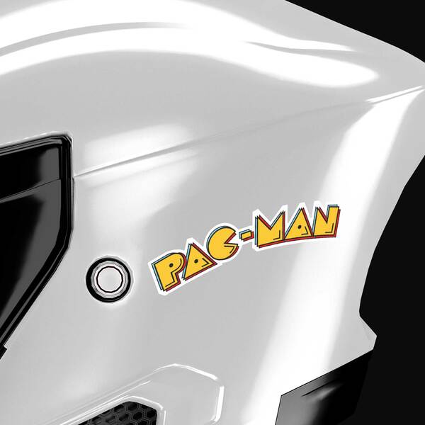 Adesivi per Auto e Moto: Pac-Man Logo