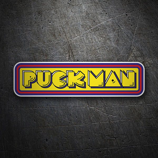 Adesivi per Auto e Moto: Puck-Man Logo