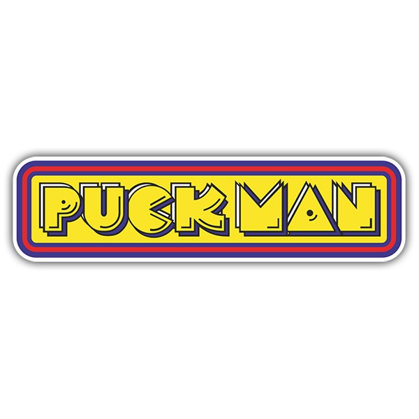 Adesivi per Auto e Moto: Puck-Man Logo