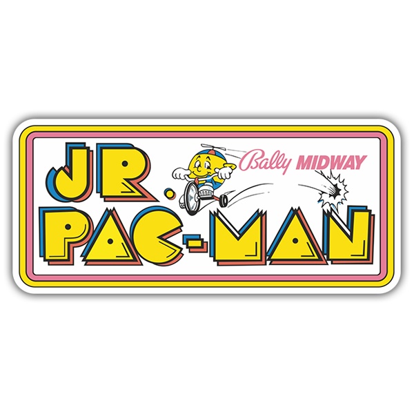 Adesivi per Auto e Moto: Jr. Pac-Man