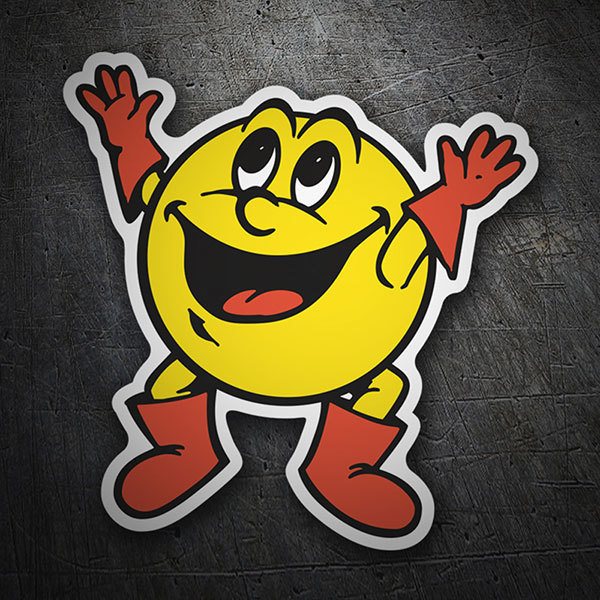 Adesivi per Auto e Moto: Pac-Man Salti