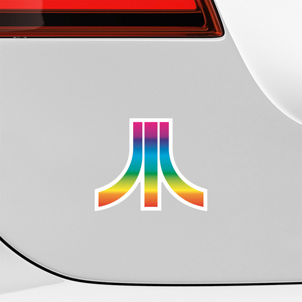 Adesivi per Auto e Moto: Atari Multicolor