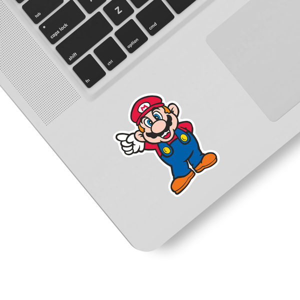Super Mario che Indica in Alto 2