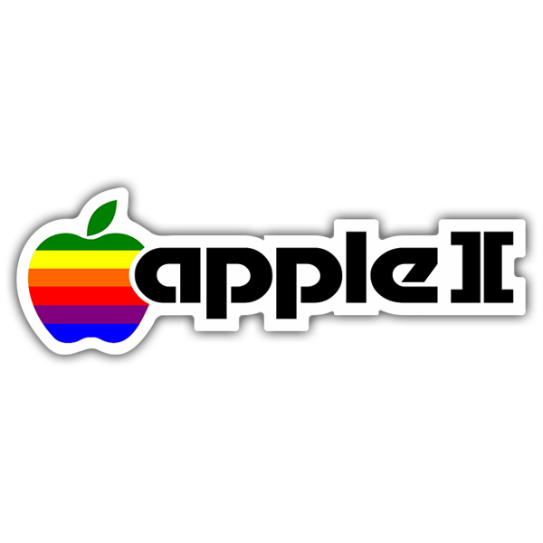 Adesivi per Auto e Moto: Apple II