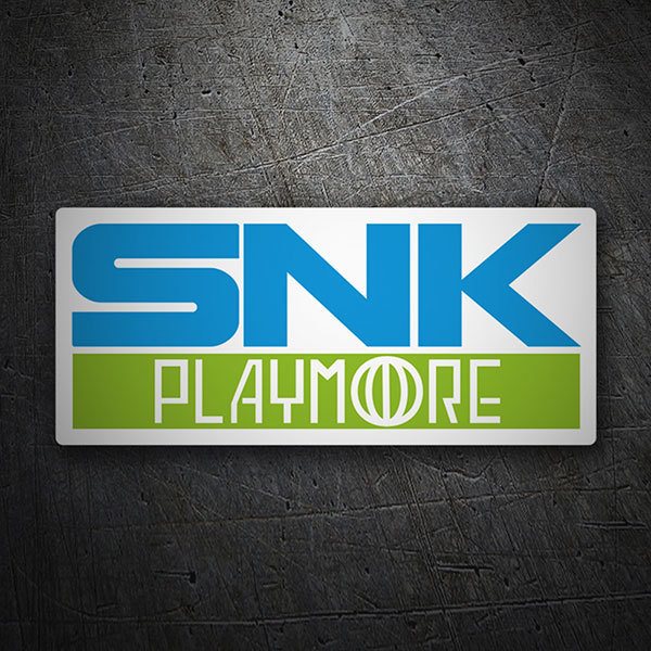 Adesivi per Auto e Moto: SNK Playmore in Testo Grande e Circolare