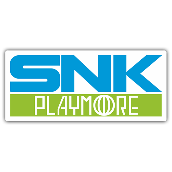 Adesivi per Auto e Moto: SNK Playmore in Testo Grande e Circolare