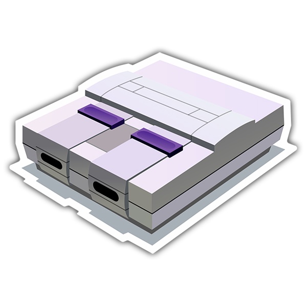 Adesivi per Auto e Moto: Super Nintendo SNES Classic Edition