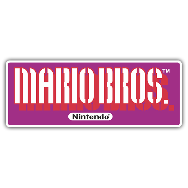 Adesivi per Auto e Moto: Super Mario Bros Nintendo