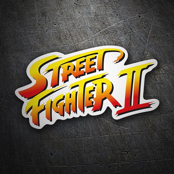 Adesivi per Auto e Moto: Street Fighter II Logo