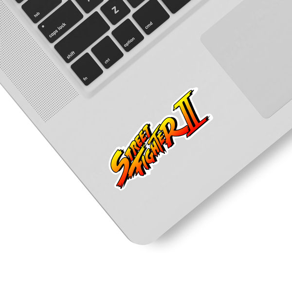 Adesivi per Auto e Moto: Street Fighter II Logo Ombra