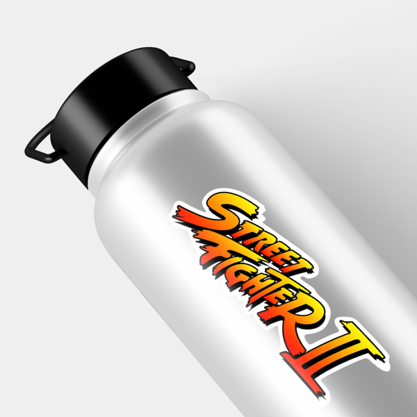 Adesivi per Auto e Moto: Street Fighter II Logo Ombra