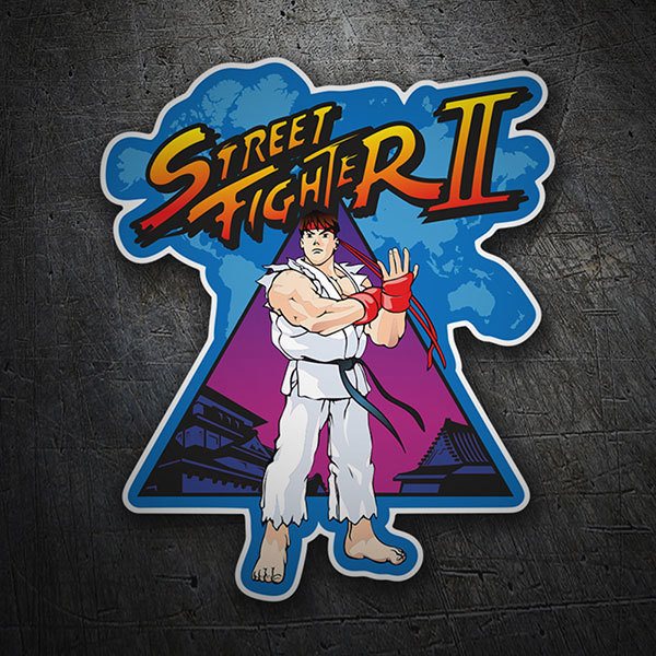 Adesivi per Auto e Moto: Ryu (Street Fighter II) 1