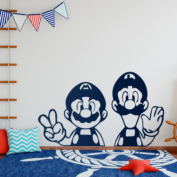 Adesivi per Bambini: Mario e Luigi