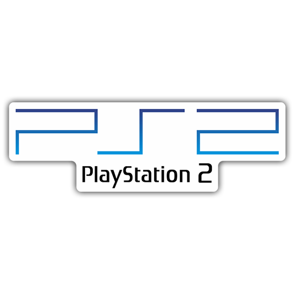 Adesivi per Auto e Moto: Play Station 2 Logo 0