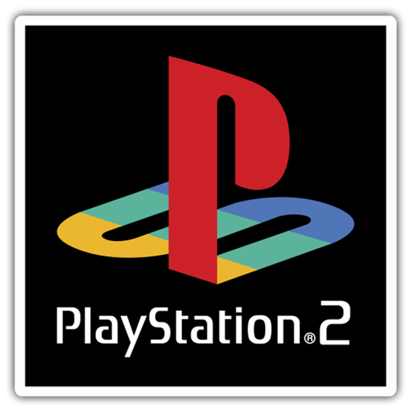 Adesivi per Auto e Moto: Play Station 2 Sigillare