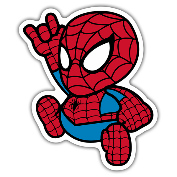 Adesivi per Auto e Moto: Spiderman Cartoon 0