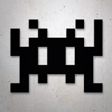 Adesivi per Auto e Moto: Space Invaders Marziano  2