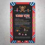 Adesivi per Auto e Moto: Donkey Kong Nintendo 3