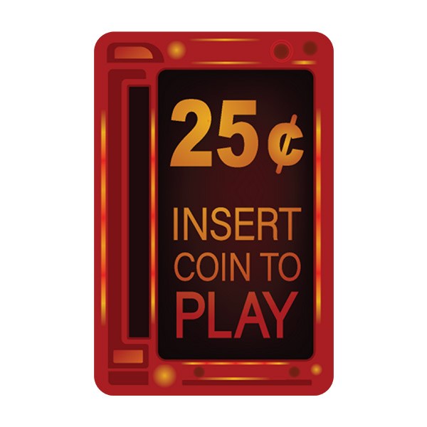 Adesivi per Auto e Moto: Insert Coin to Play