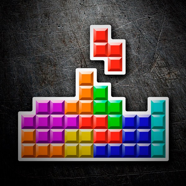 Adesivi per Auto e Moto: Tetris Blocco di Parti