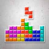 Adesivi per Auto e Moto: Tetris Blocco di Parti 3