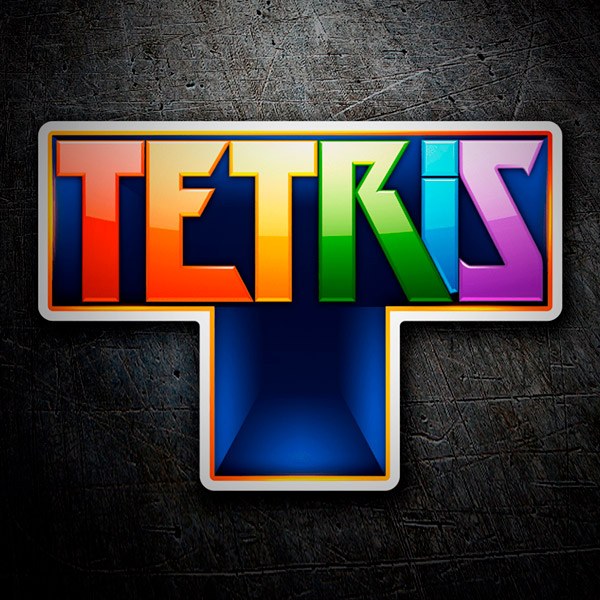Adesivi per Auto e Moto: Tetris Emblema 1