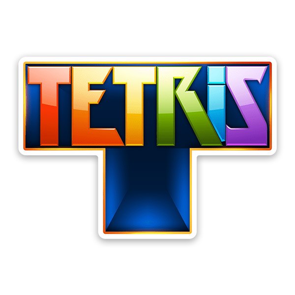 Adesivi per Auto e Moto: Tetris Emblema