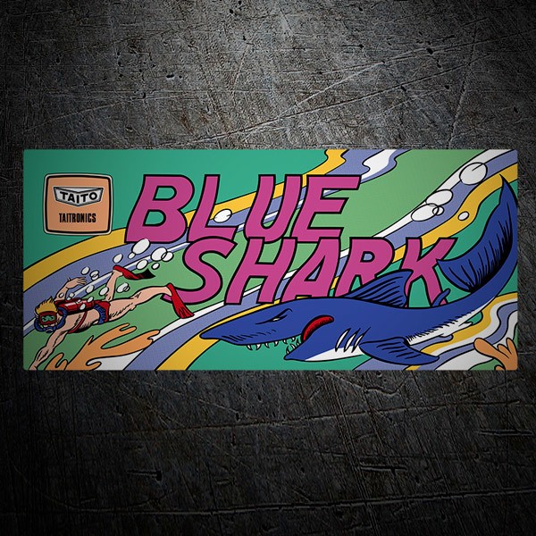Adesivi per Auto e Moto: Blue Shark