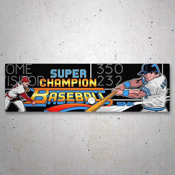 Adesivi per Auto e Moto: Super Champion Baseball
