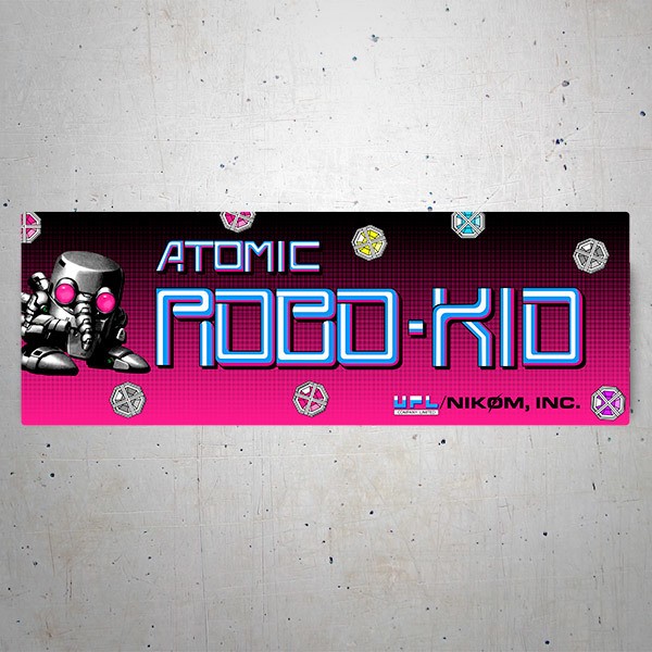 Adesivi per Auto e Moto: Atomic Robo-Kid