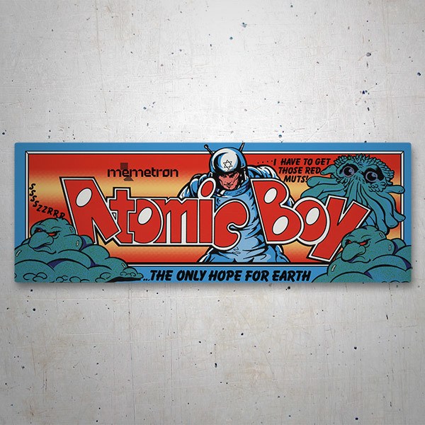 Adesivi per Auto e Moto: Atomic Boy