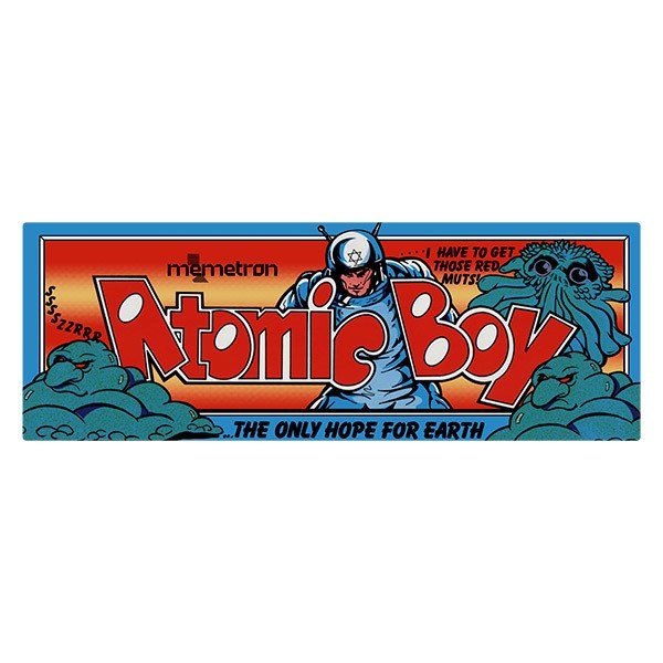 Adesivi per Auto e Moto: Atomic Boy